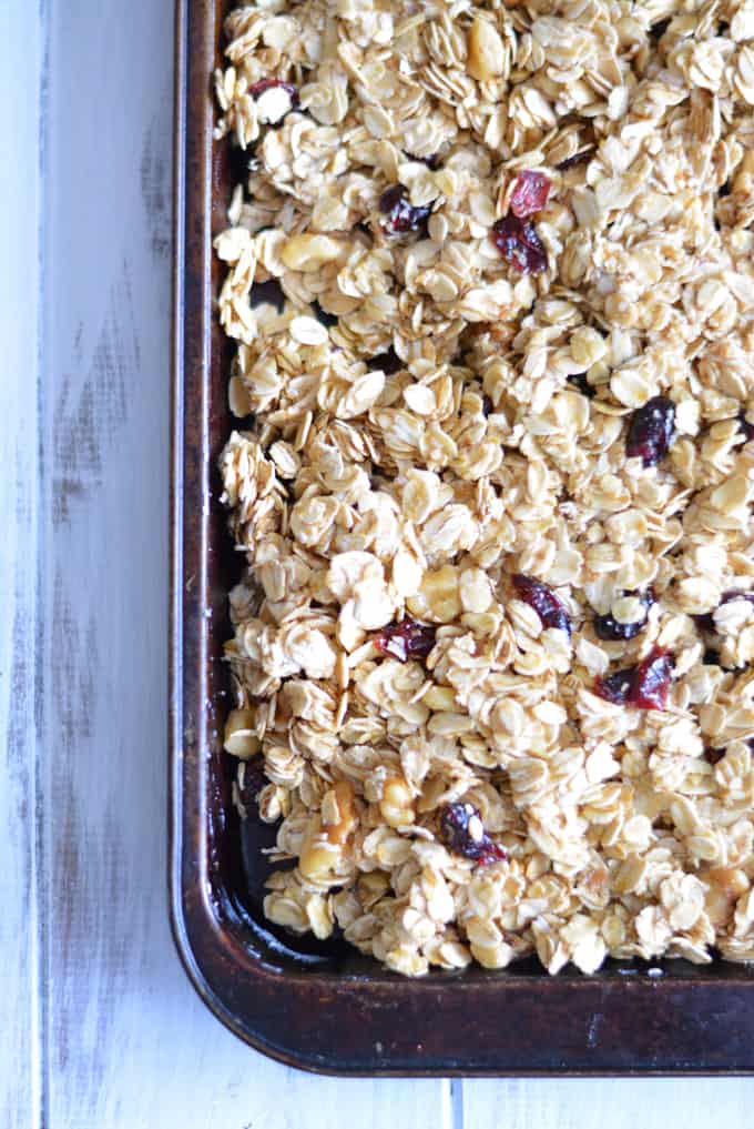 Maple Cranberry Walnut Granola a perfect holiday gift.