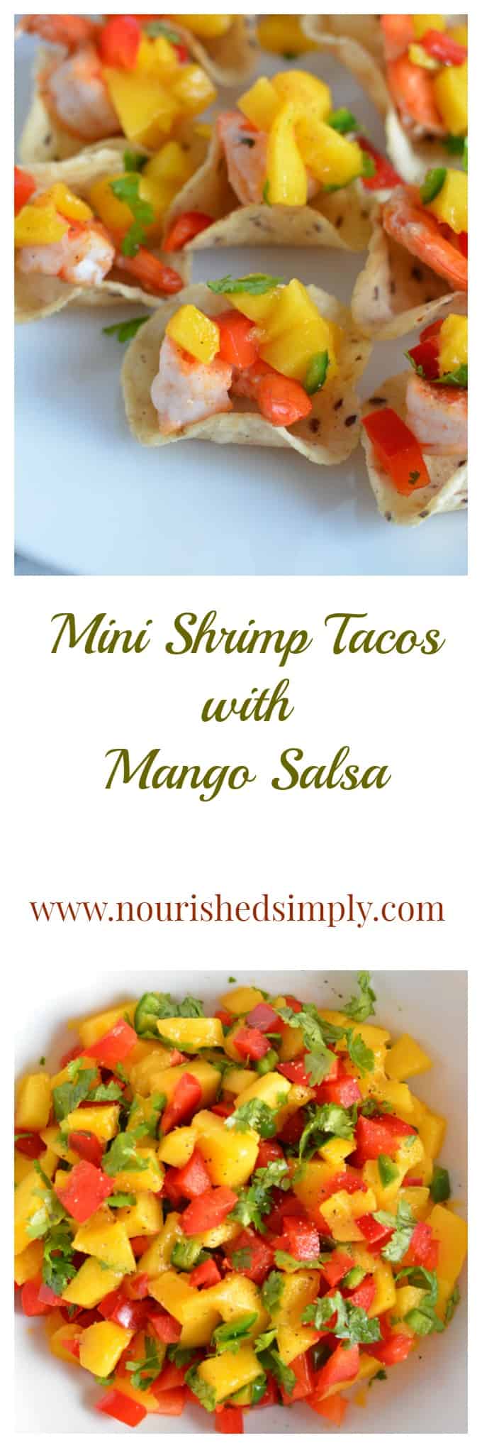 Mini Shrimp Tacos with Mango Salsa