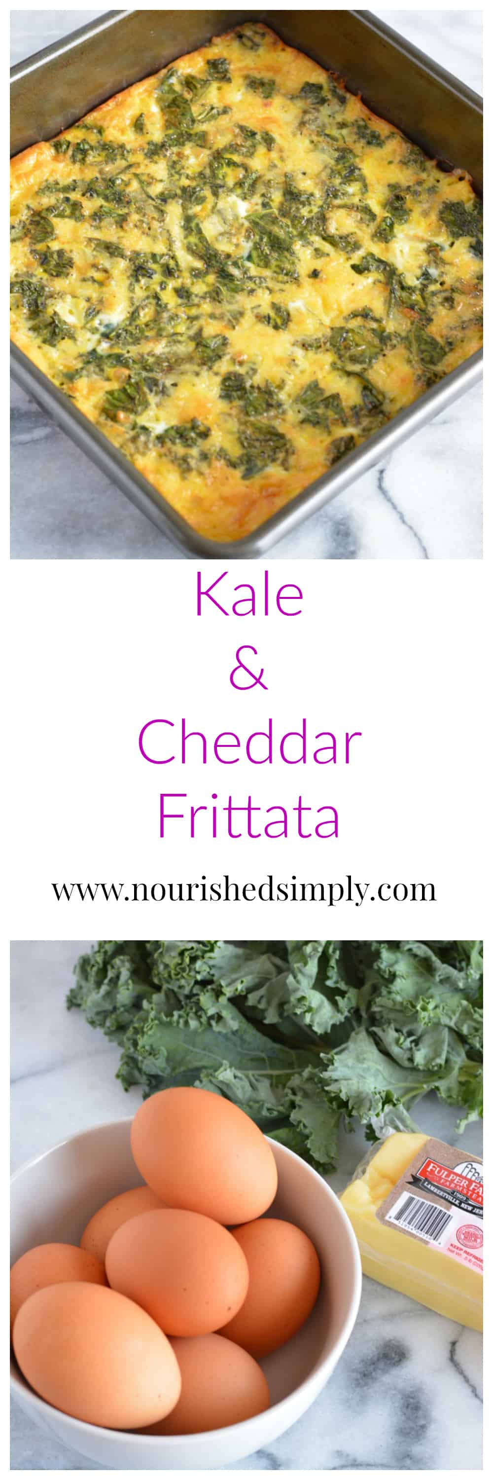 Kale and Cheddar Frittata