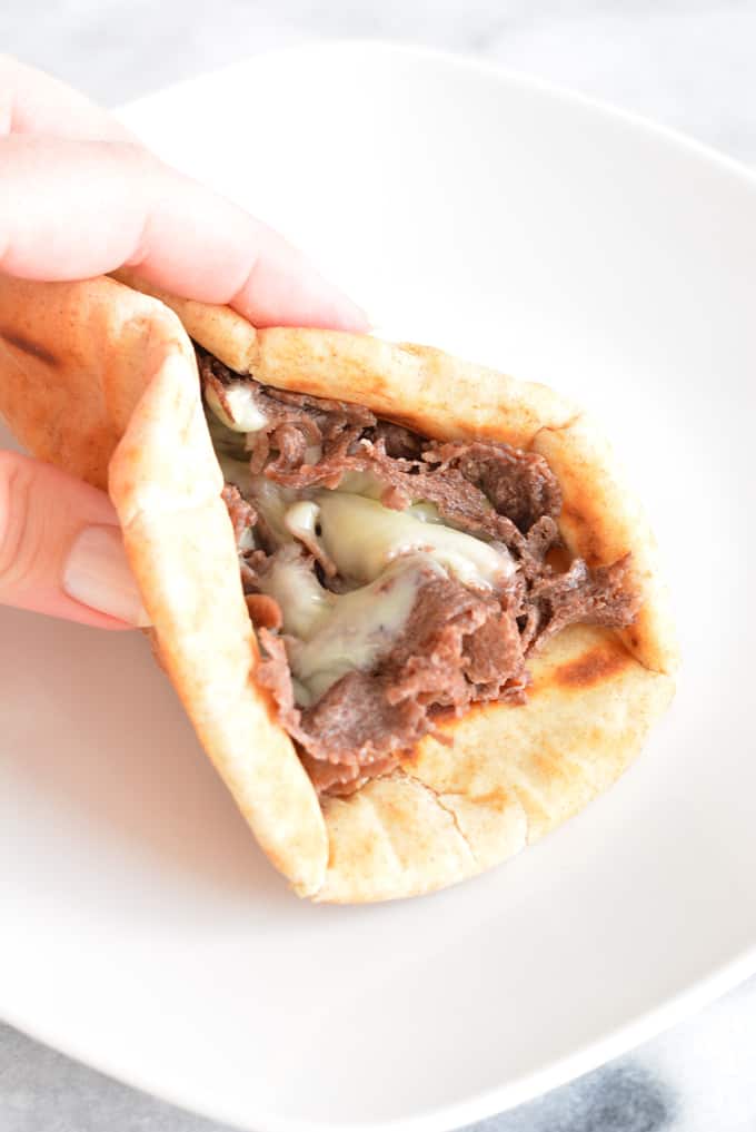Classic Philly Cheese Steak Pita Sandwich gives you less total carbs than the traditional roll.