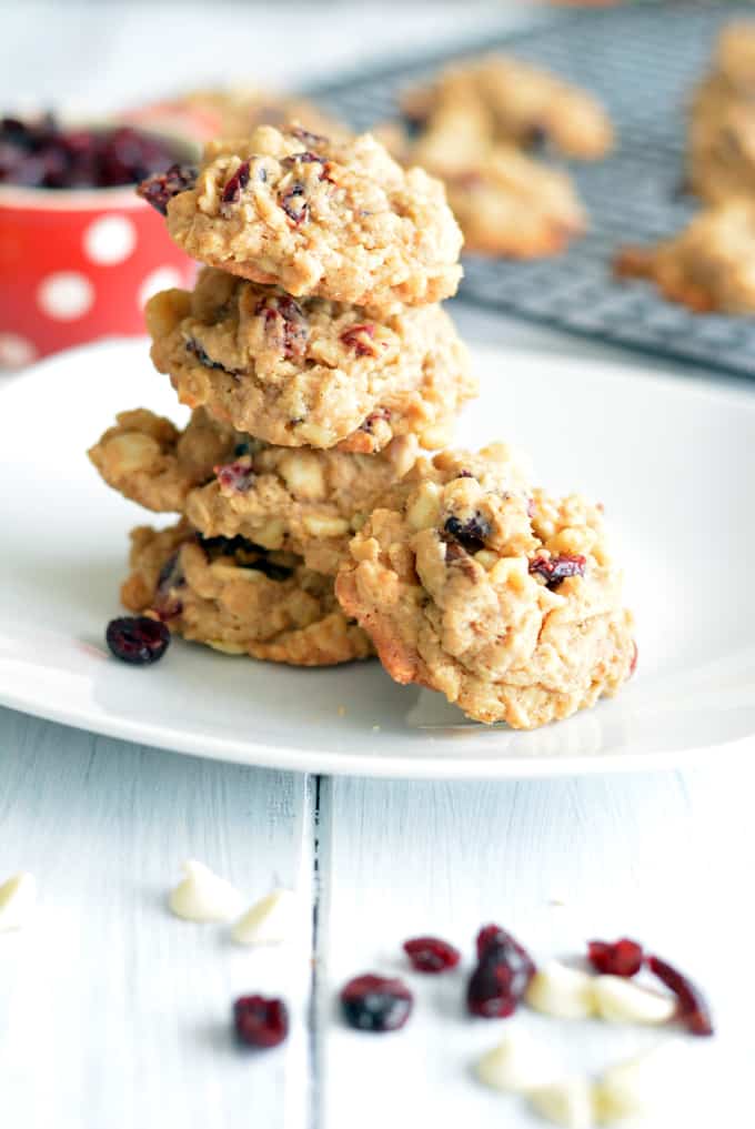 Cranberry Oatmeal Chip Cookies