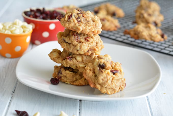 Cranberry Oatmeal Chip Cookies