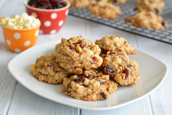 Cranberry Oatmeal Chip Cookies