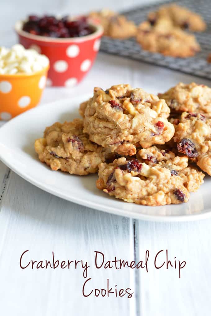 Cranberry Oatmeal Chip Cookies