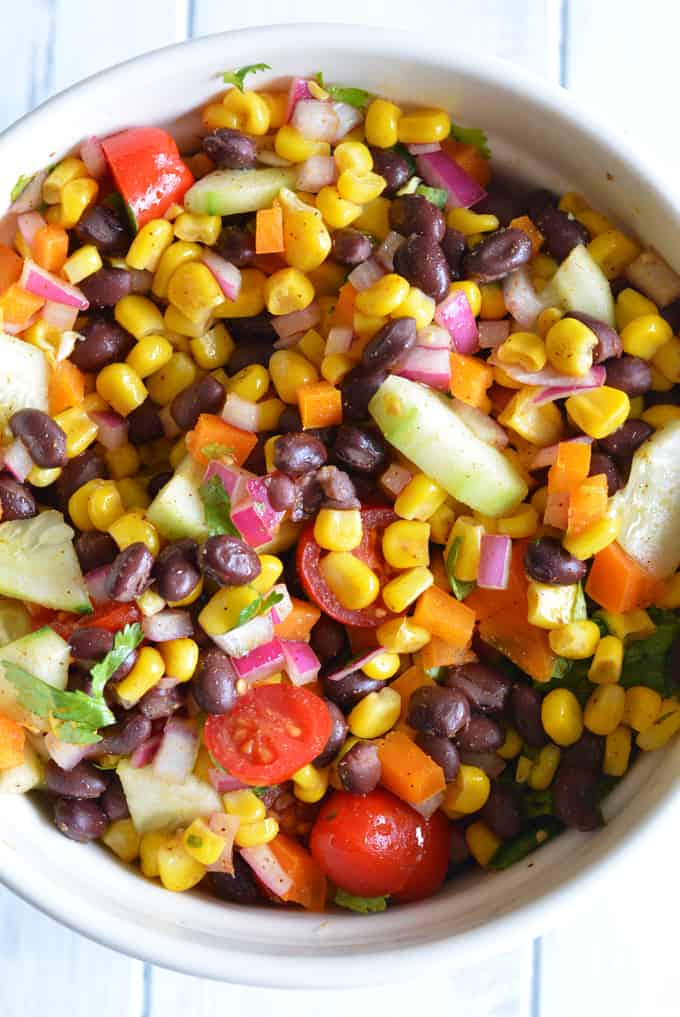 Black Bean and Corn Salad - Nourished Simply