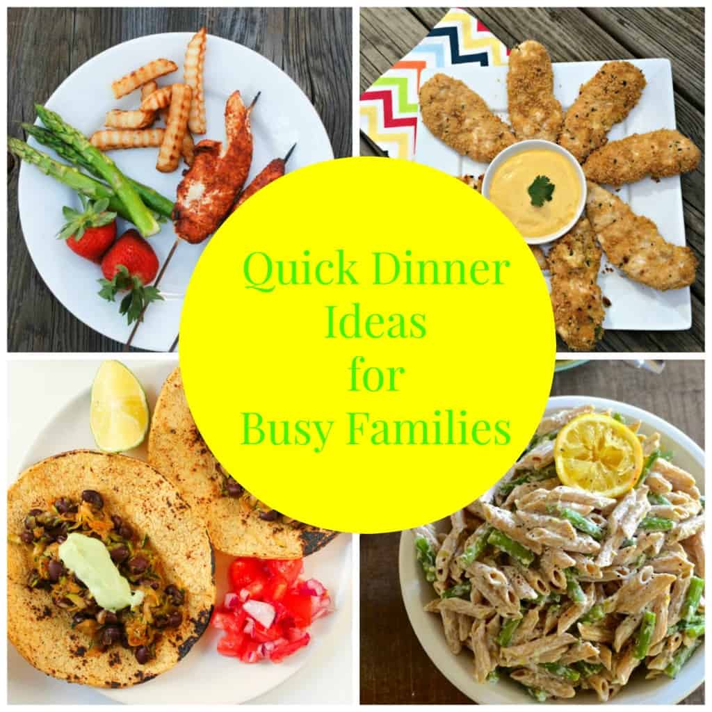 Quick Meal Ideas for Busy Families {Weekly Health Inspired Meal Ideas ...