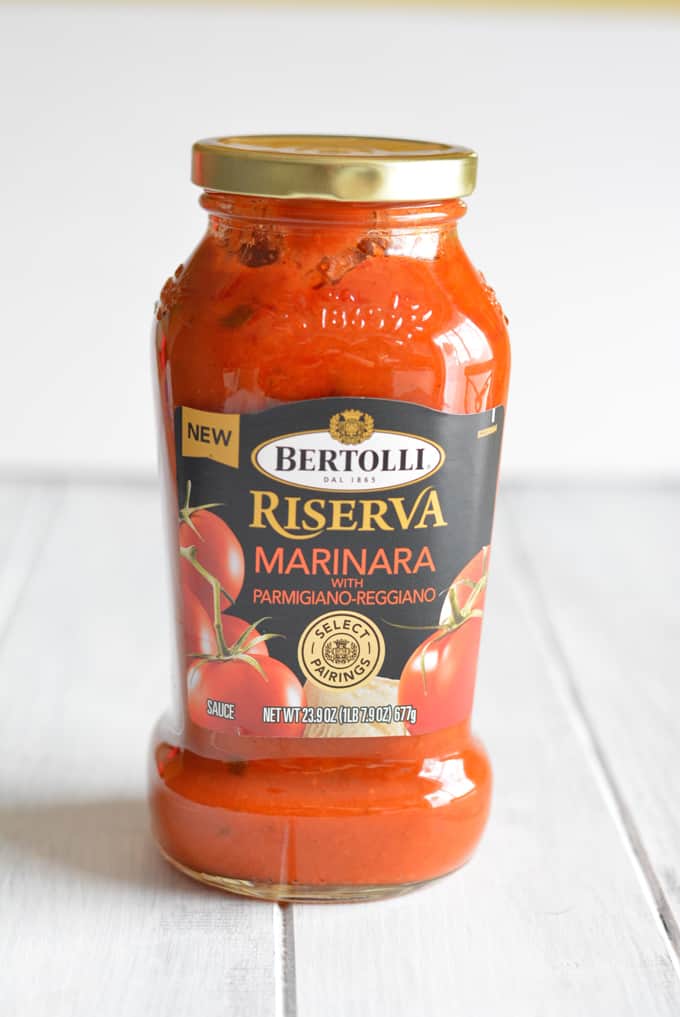 Baked Mozzarella with Bertolli Riserva Marinara is a quick an easy to prepare appetizer or snack recipe.