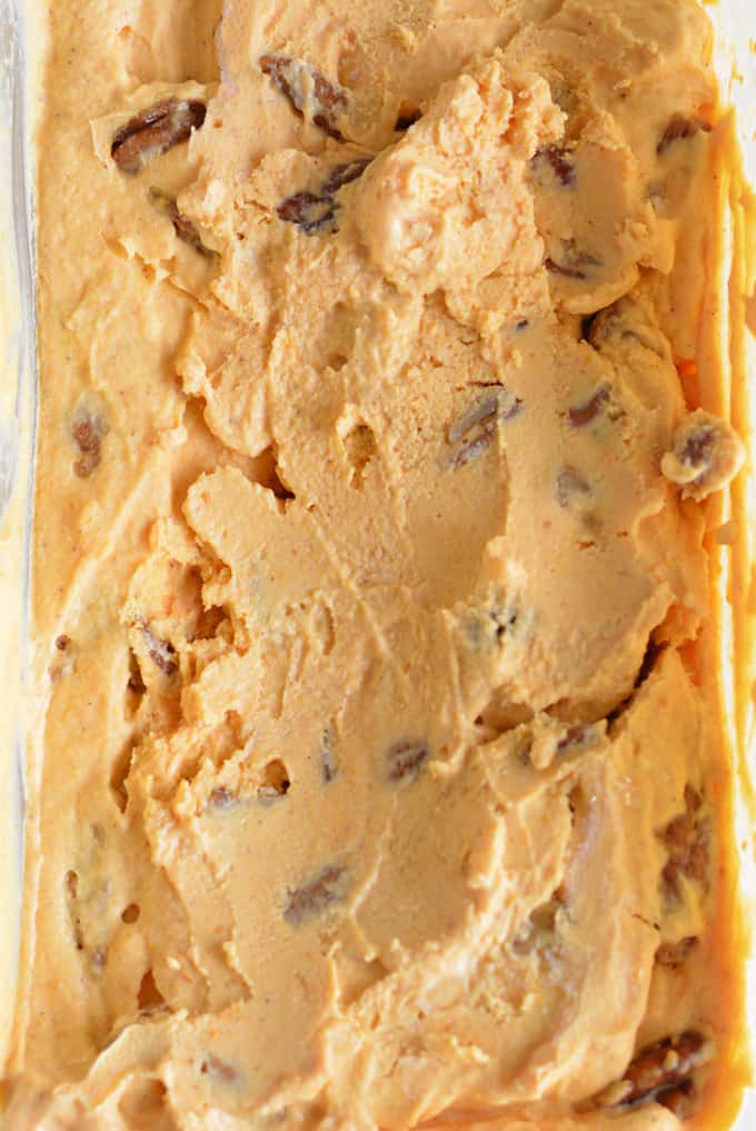 Pumpkin Praline Frozen Yogurt