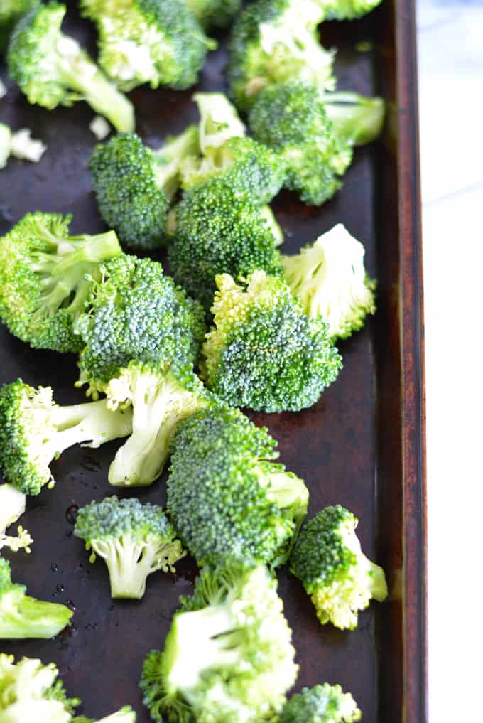 Roasted Broccoli with Parmigiano Reggiano Cheese