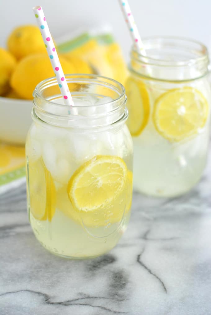 Fresh Squeezed Single Serve Homemade Lemonade - Nourished Simply