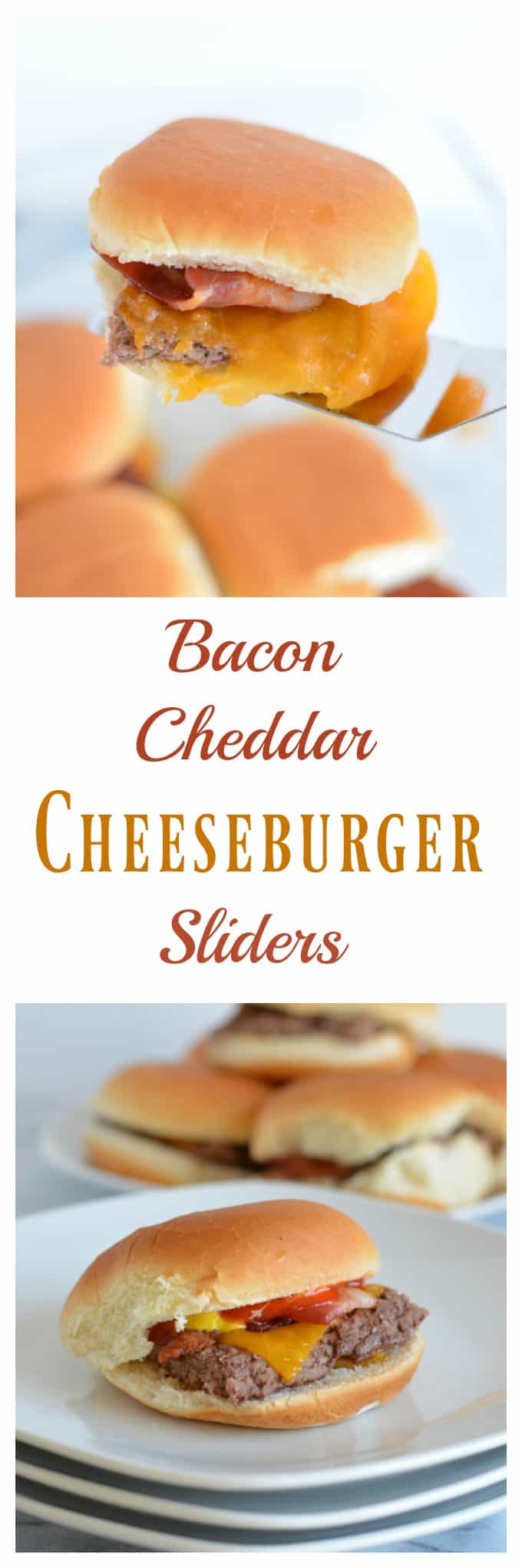Bacon Cheddar Cheeseburger Sliders are the perfect game day snack. Baked in the oven there is no need to turn on your grill. Pepperidge farm sliders make game day easy. #sponsored #easyrecipes #gamedayrecipes #respectthebun #snacks #sliders #burgers
