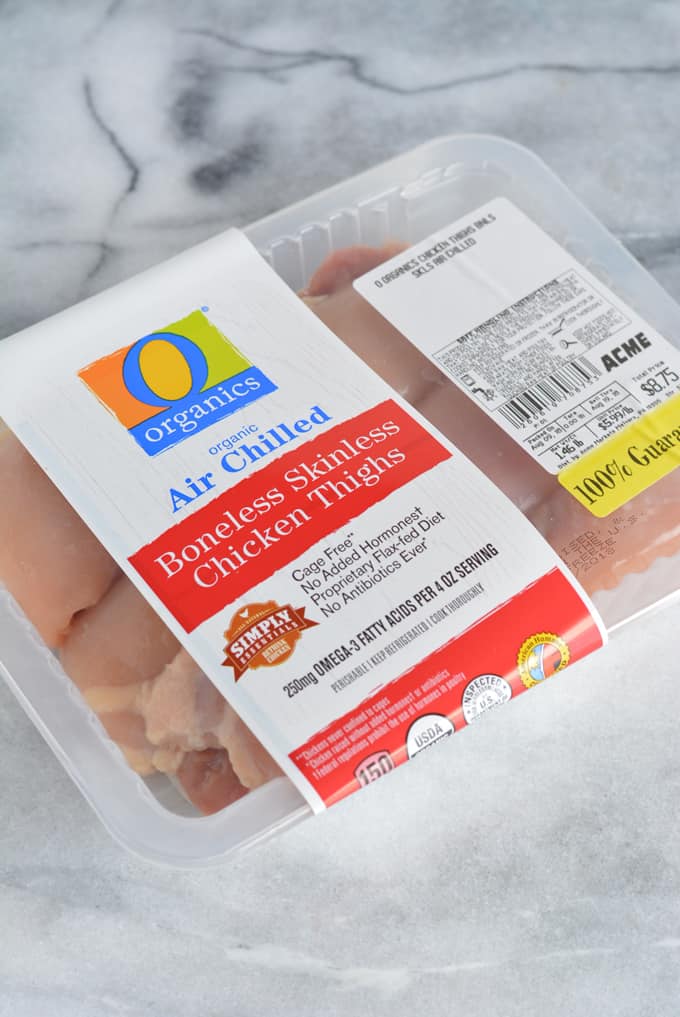Organic Chicken package