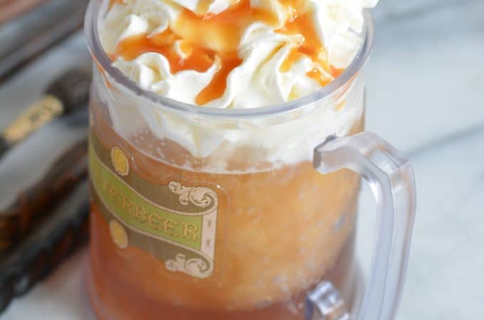 Homemade Butterbeer in a mug